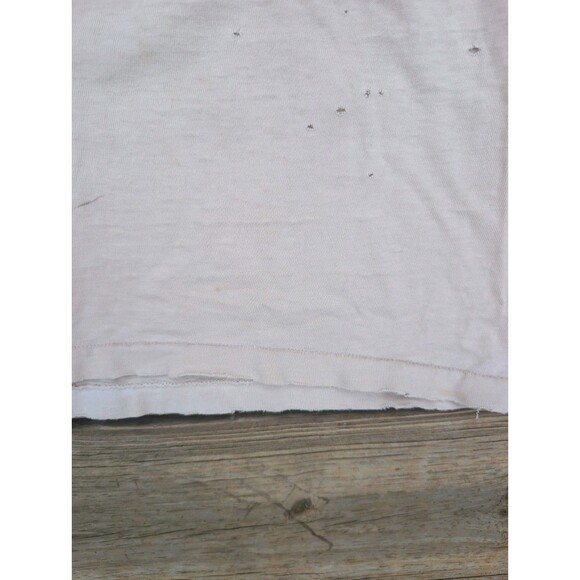 Vintage ORIGINAL Band Tee Rolling Stones 1975 Eagle Medium Distressed Holes - Picture 11 of 11